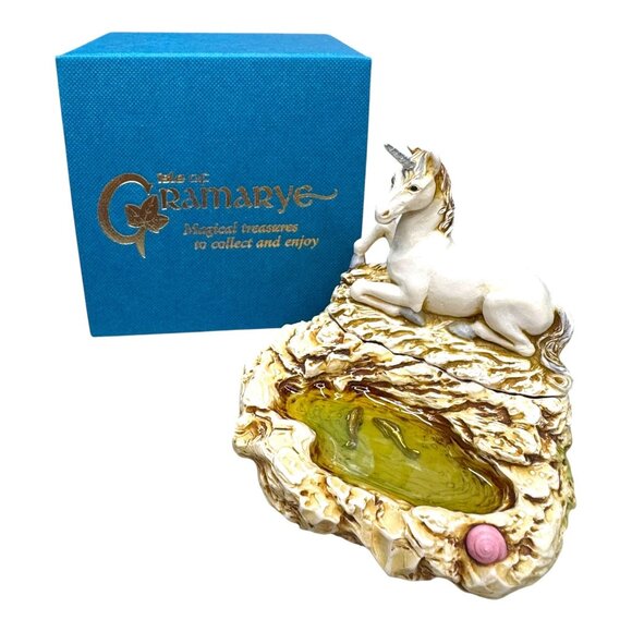 Fairies The Gramarye Unicorn Symbol of Innocence & Purity Trinket Box Jewelry - Picture 2 of 11